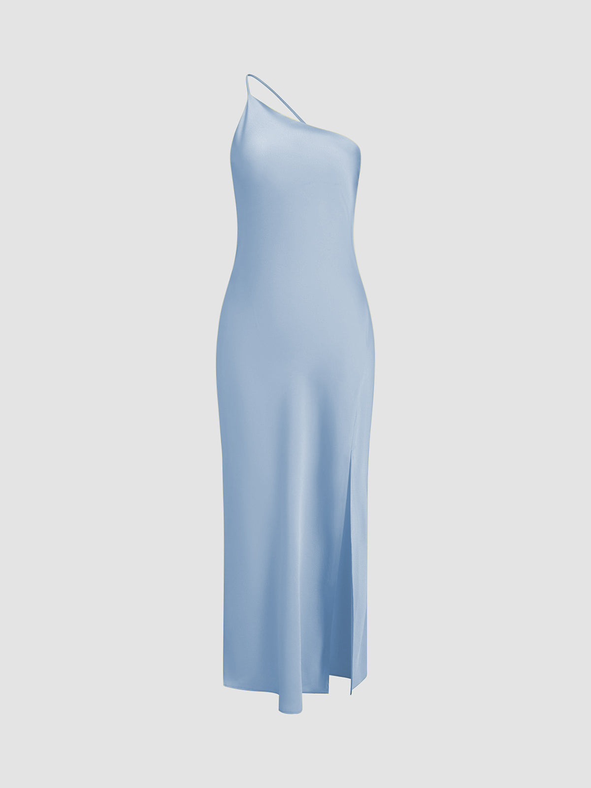 WW | Satin Maxi Kleid mit Offenem Rücken