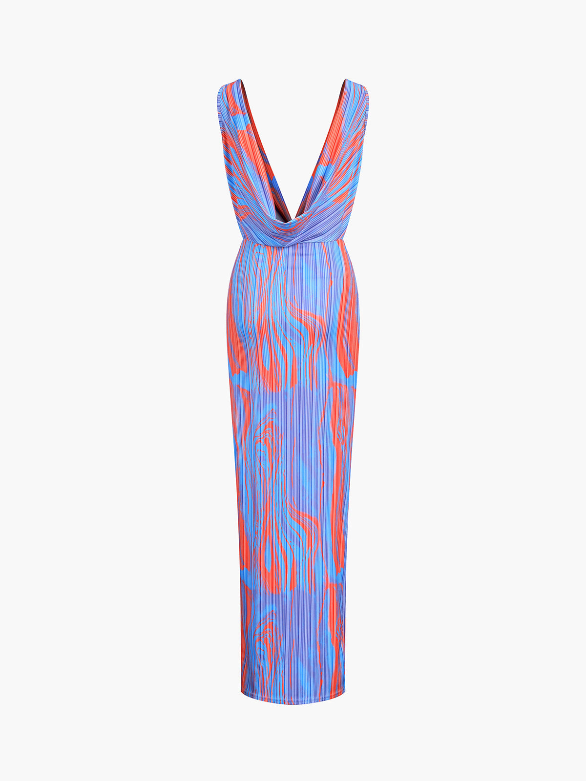 WW | Flaming Passions Rundhalsausschnitt Lange Kleid