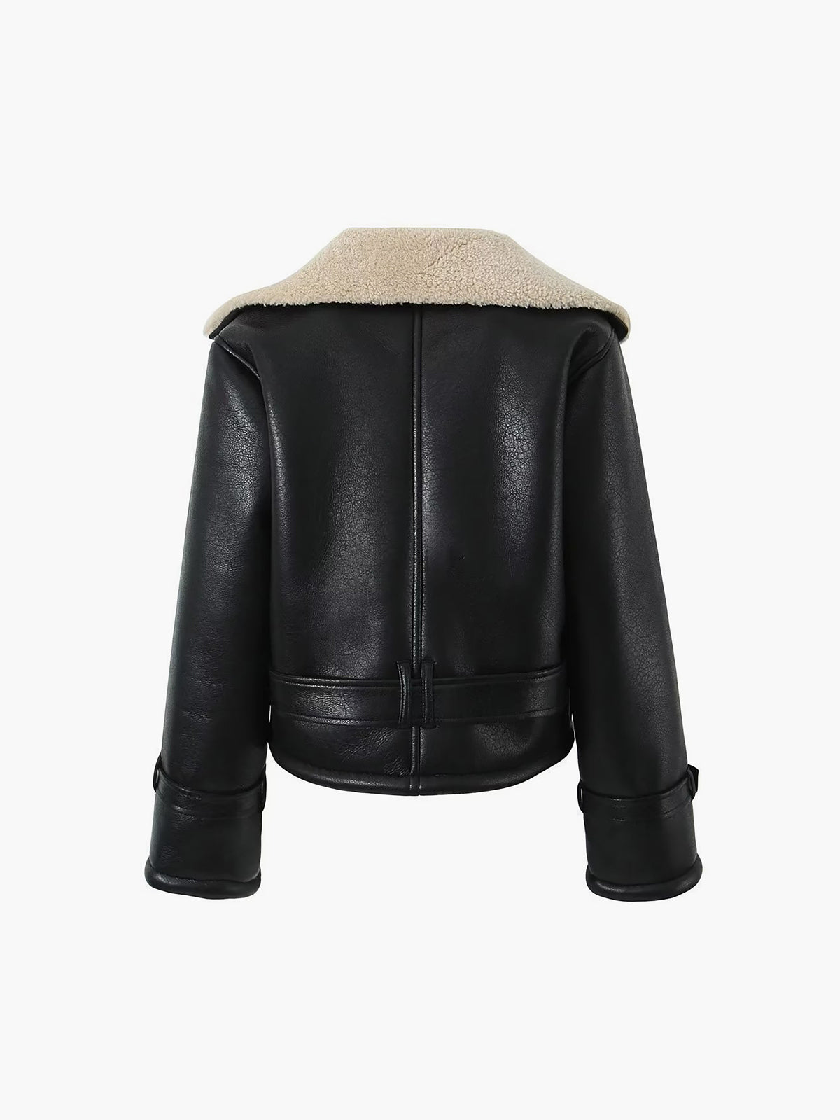 WW | Blessed Sherpa-Lined Sheepskin Aviator Jacket