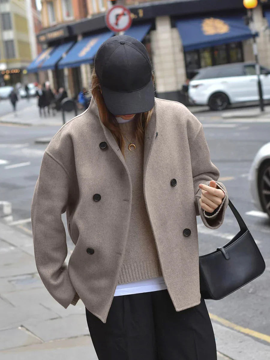 WW | Stil Oversized Button-Down Jacke