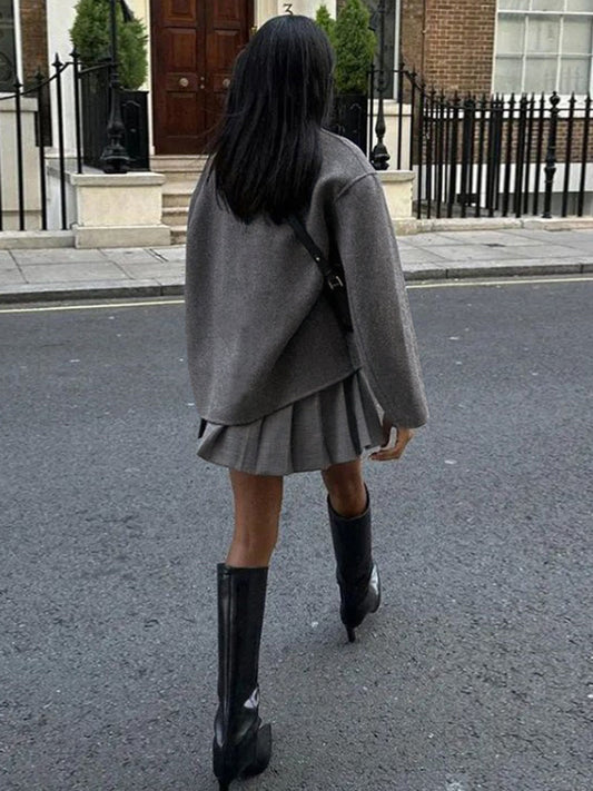 WW | Trendige Oversize-Jacke mit Knopfverschluss