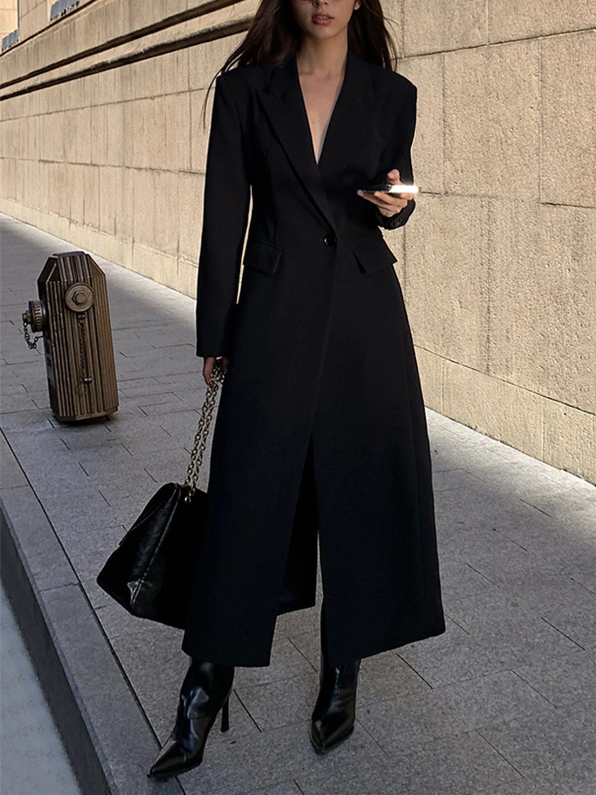 WW | Black Trench Coat