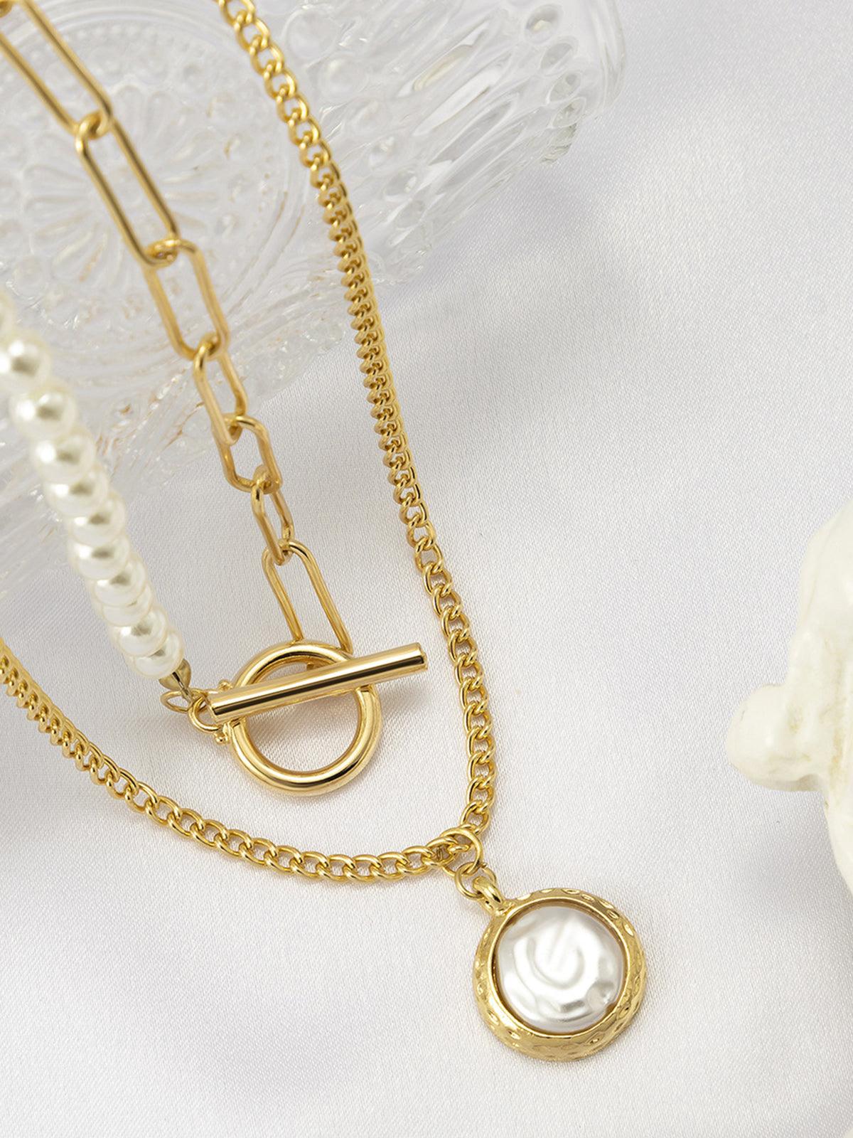 WW | Faux Pearl Jewelry Necklace