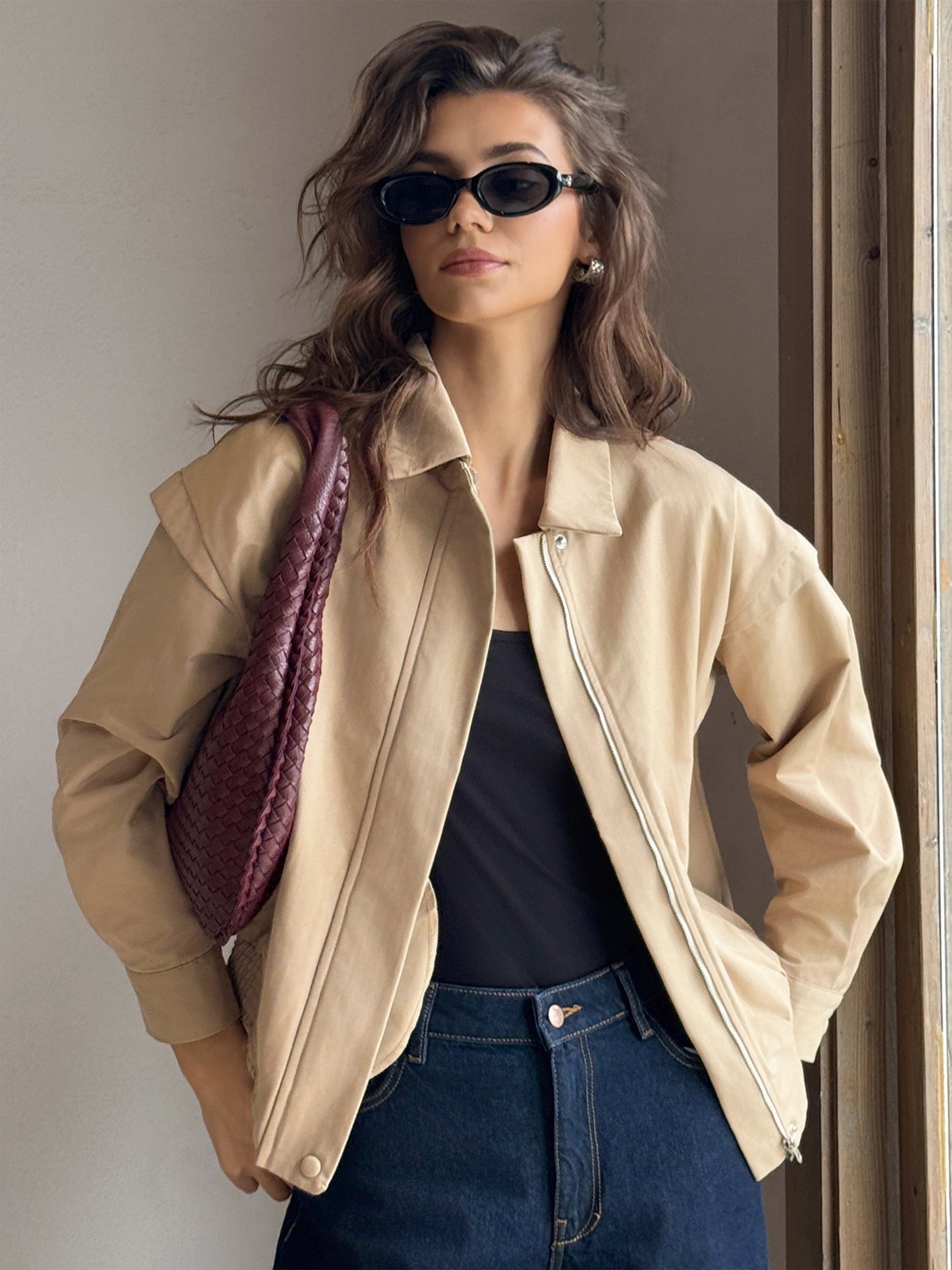 WW | Reißverschluss Polo Jacke