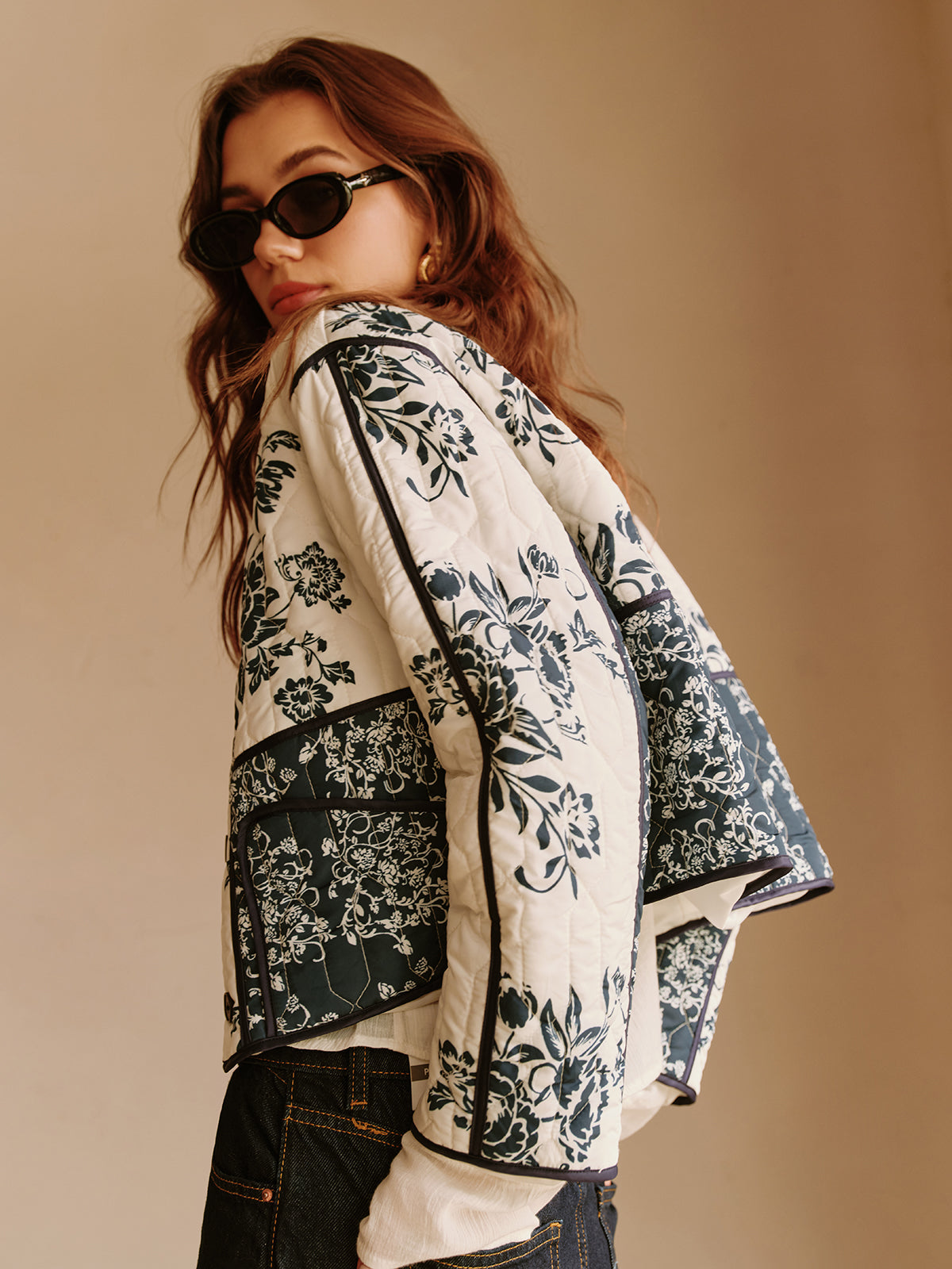 WW | Printed Piping Snug Jacket