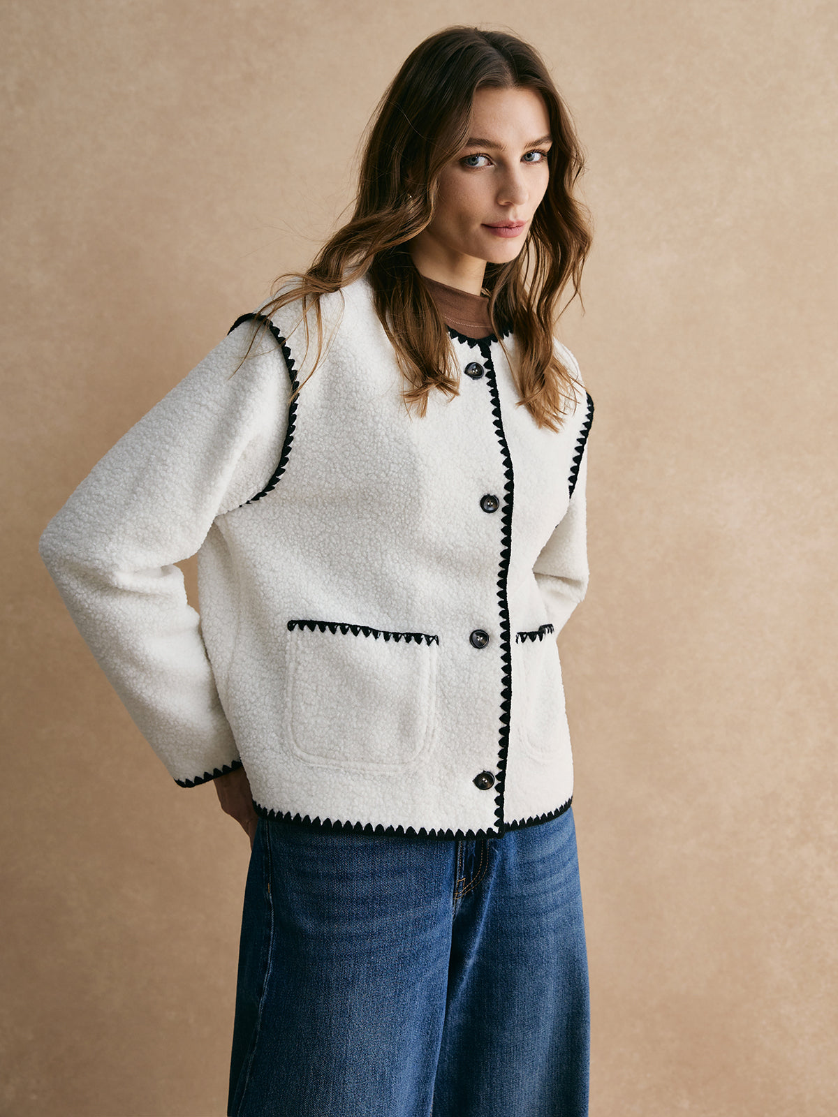 WW | Trim Minky Fleece Jacke