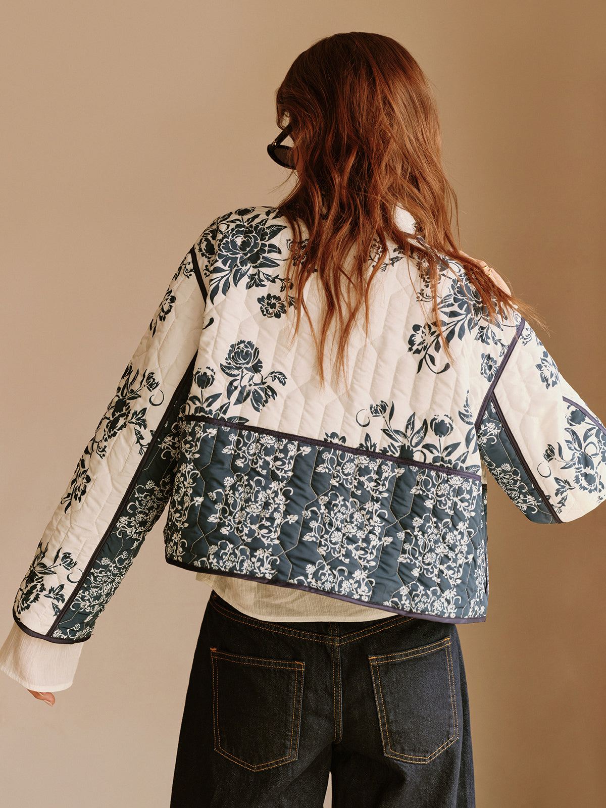 WW | Printed Piping Snug Jacket