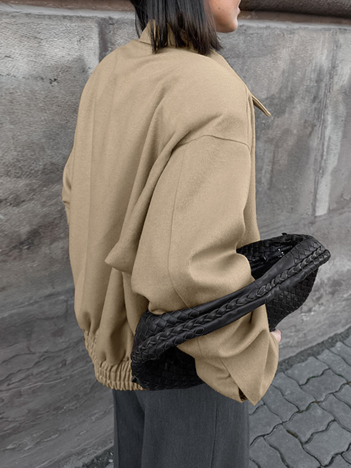 WW | Plain Zip Polo Jacket