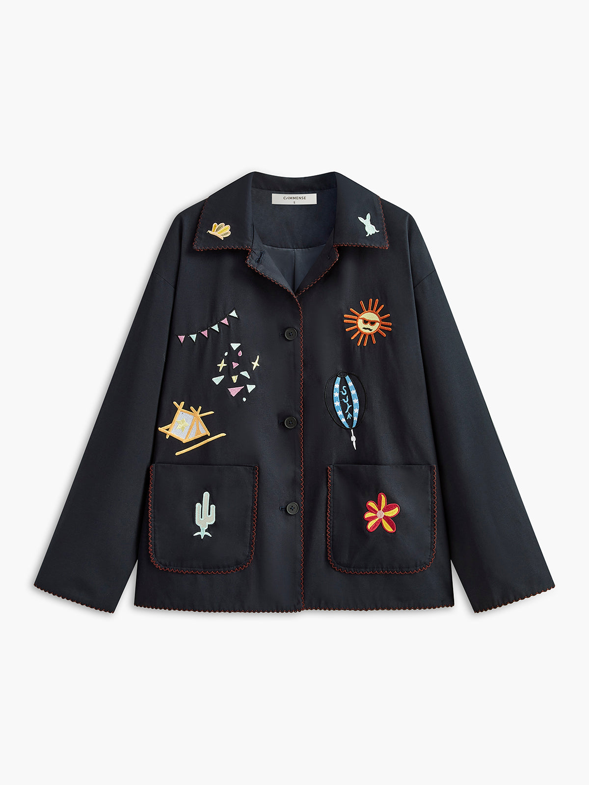 WW | Embroidered Lapel Jacket