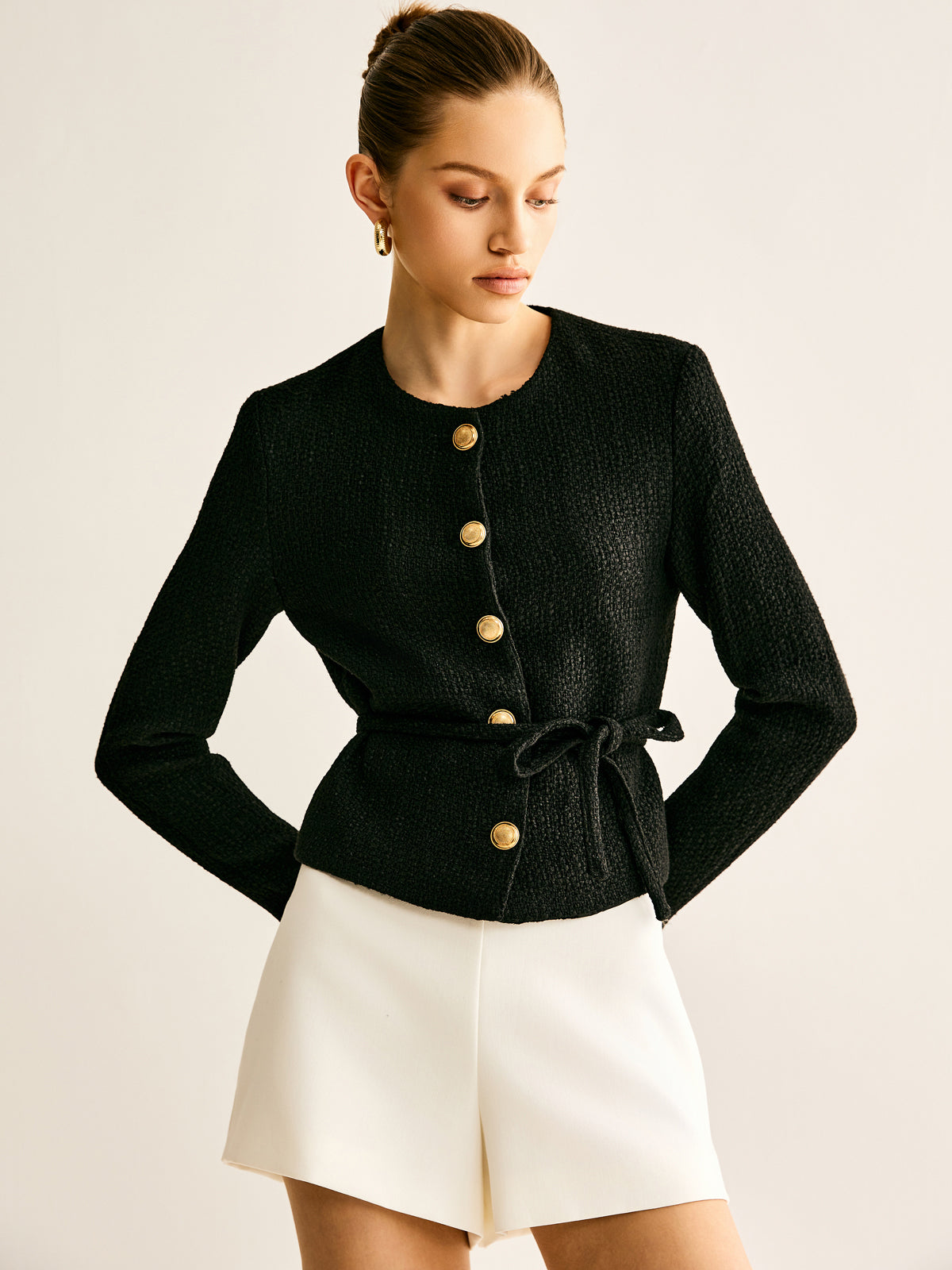 WW | Belted Button-Down Jacket