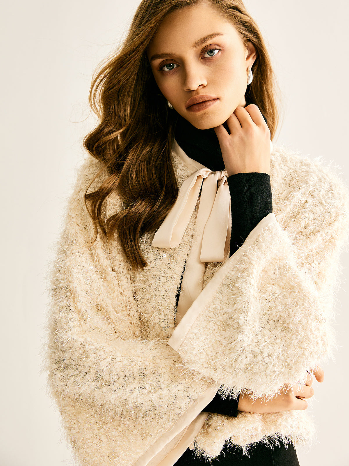 WW | Hals Fuzzy Jacke