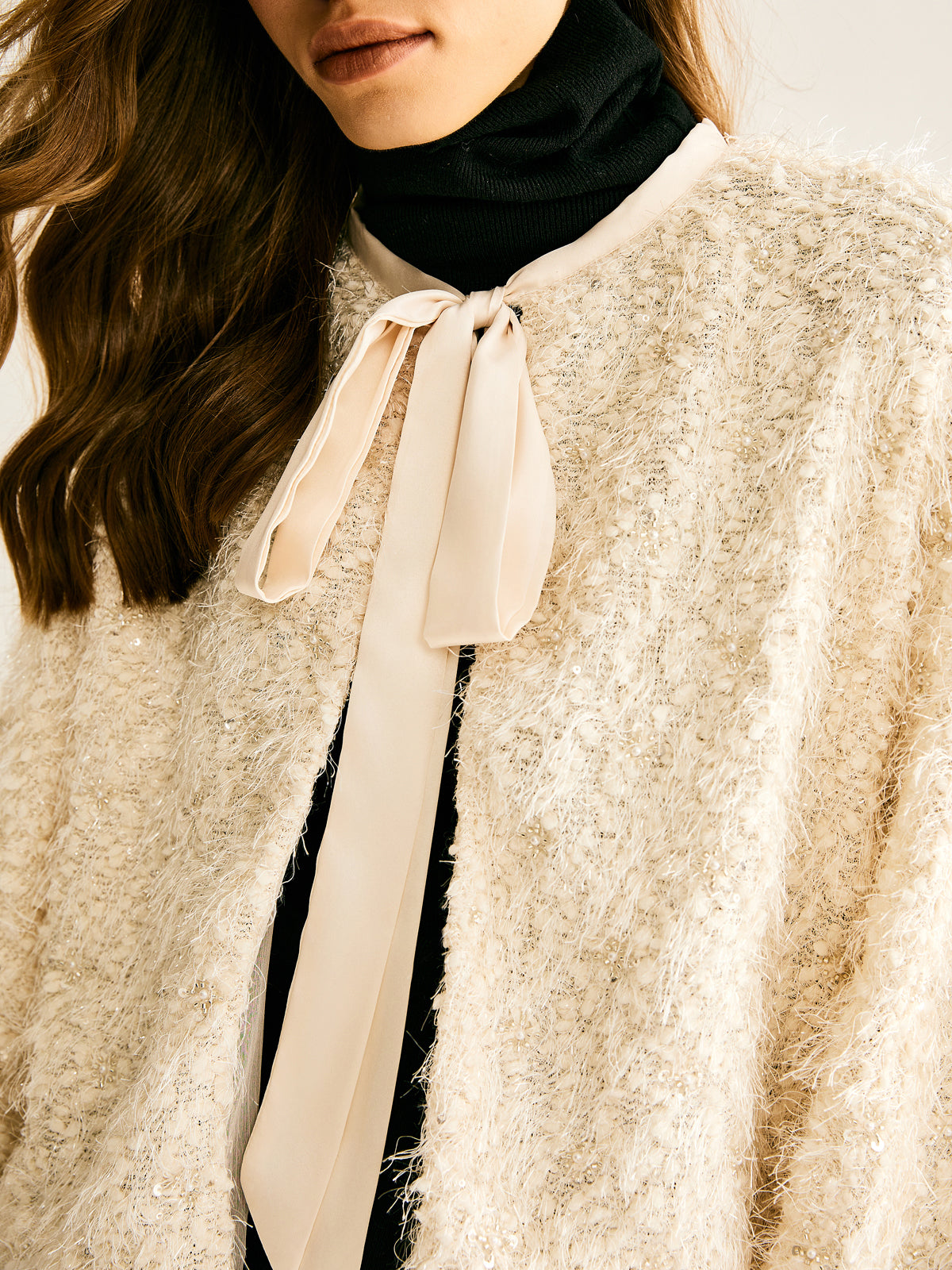 WW | Hals Fuzzy Jacke