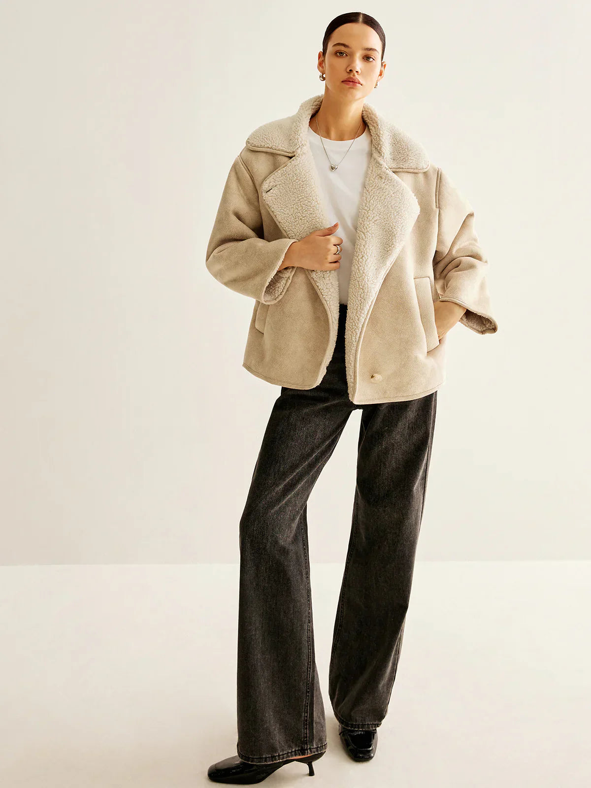 WW | Blend Button Fleecejacke