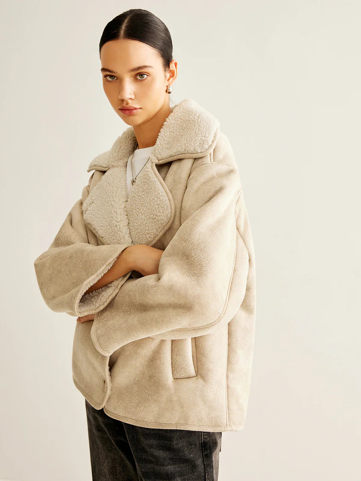 WW | Blend Button Fleecejacke