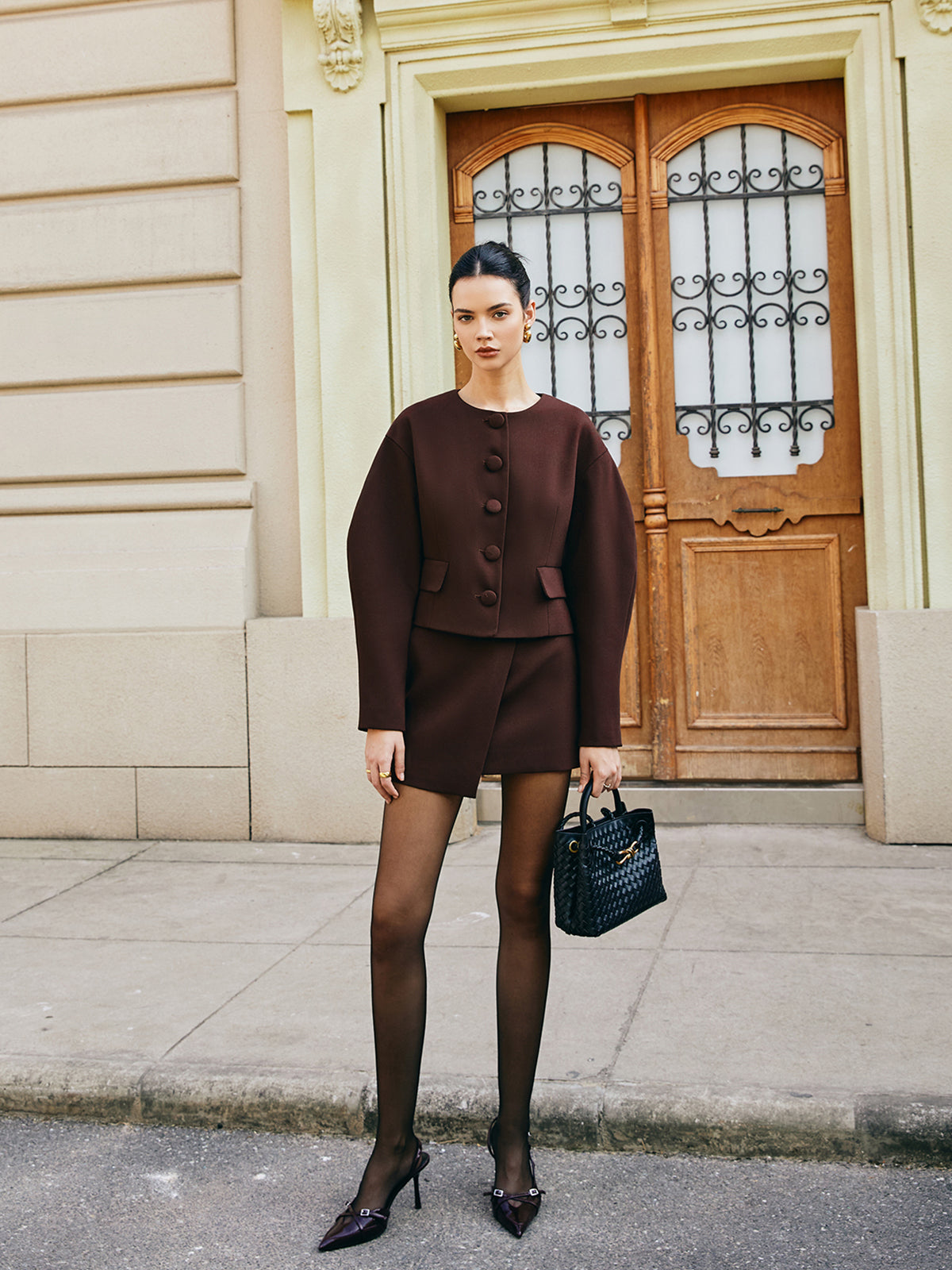 WW | Puffärmel kurze Jacke