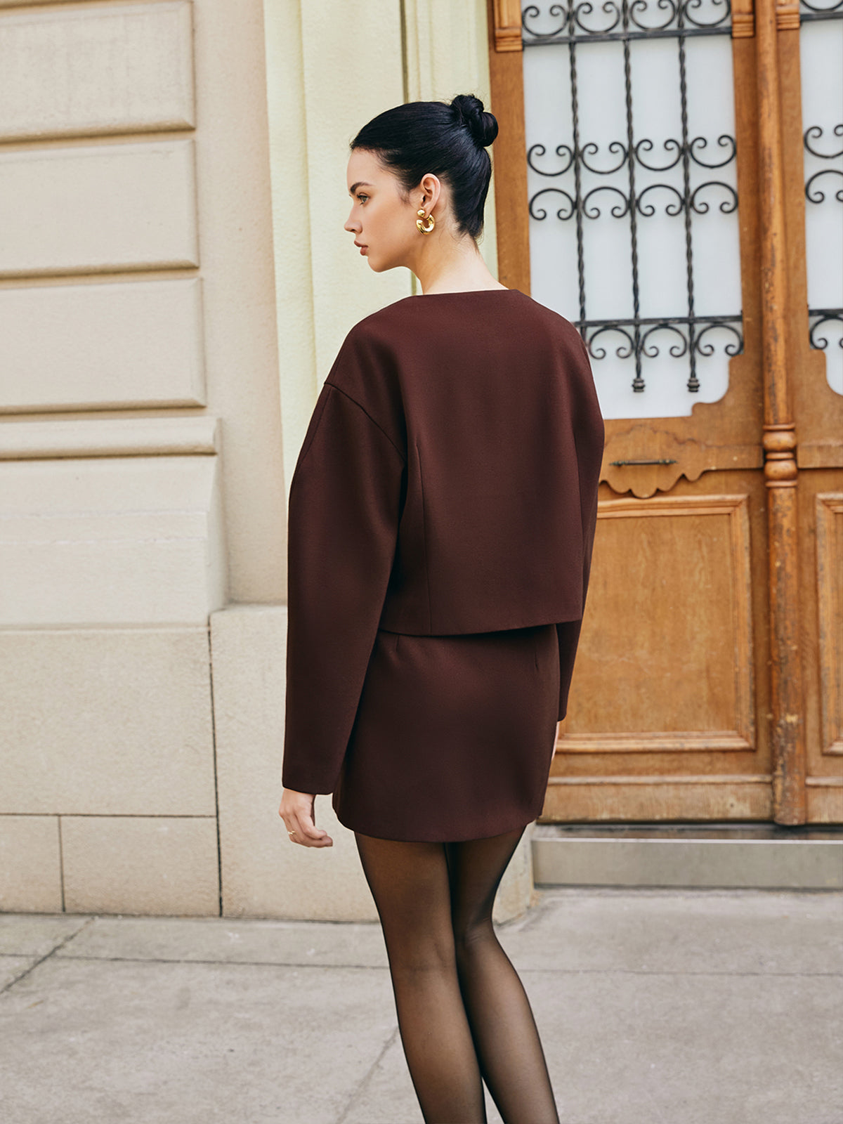 WW | Puffärmel kurze Jacke