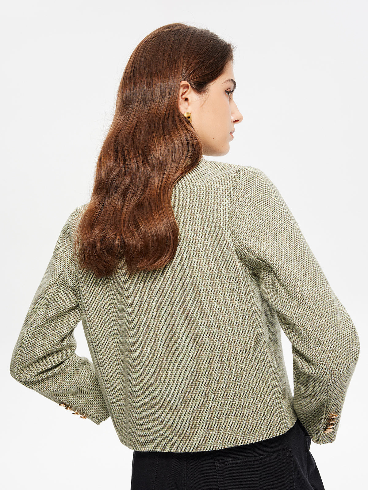 WW | Neck Pocket Tweed Jacket