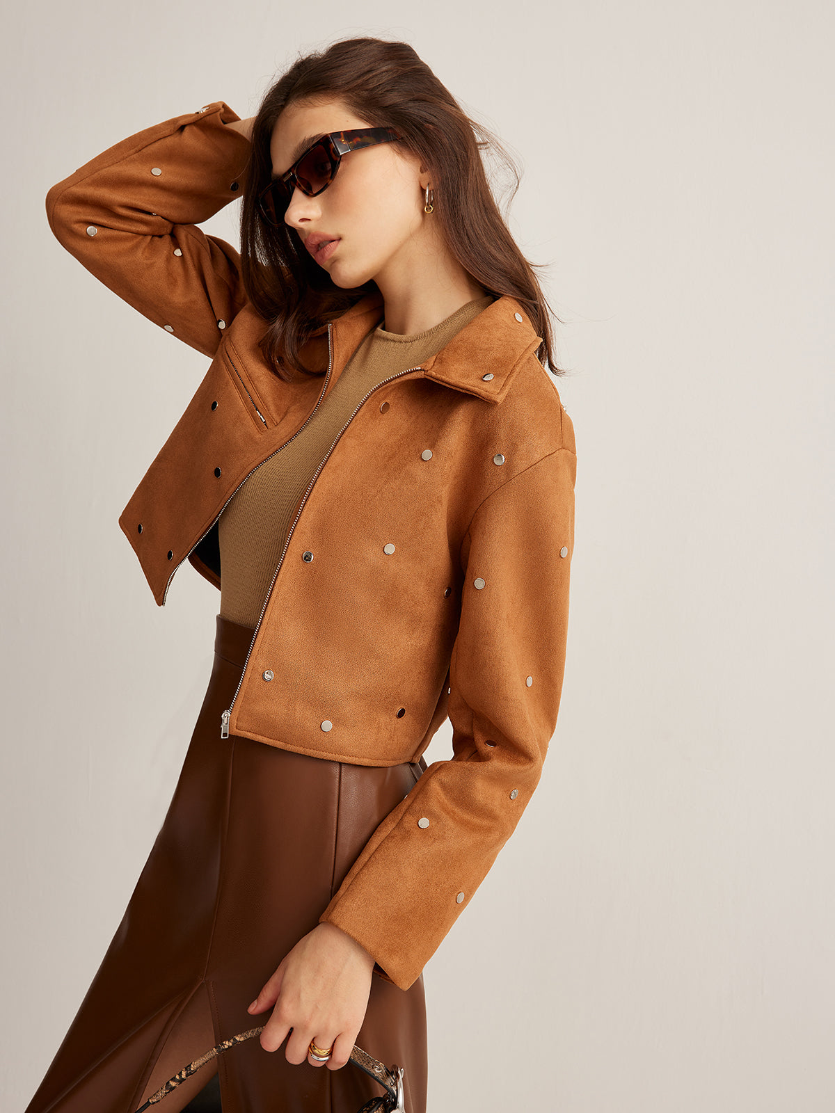 WW | Reißverschluss Crop-Jacke