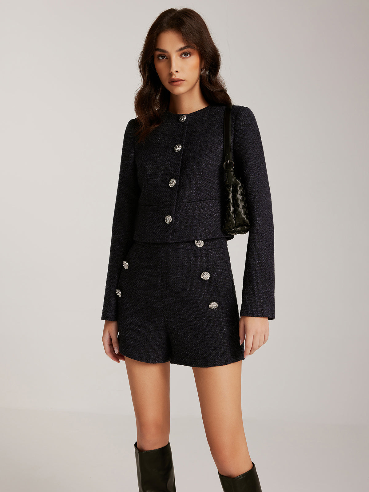 WW | Down Tweed Short Jacket
