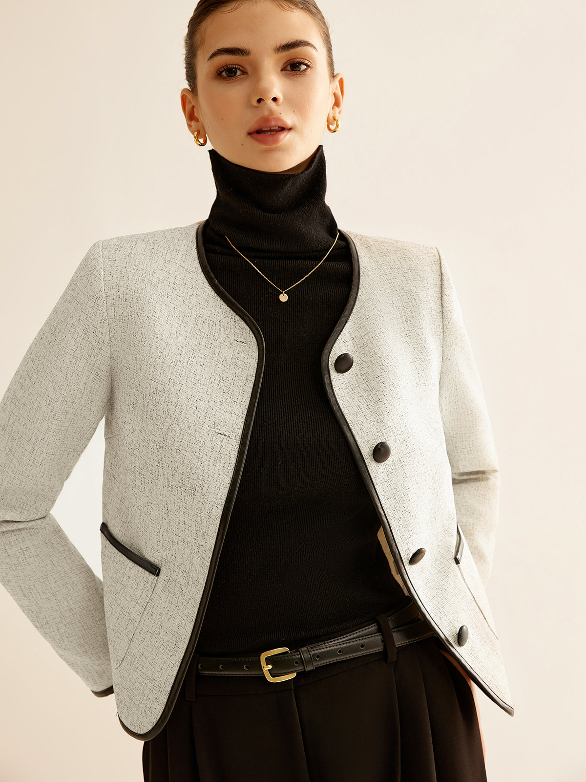 WW | Kontrastbesatzjacke