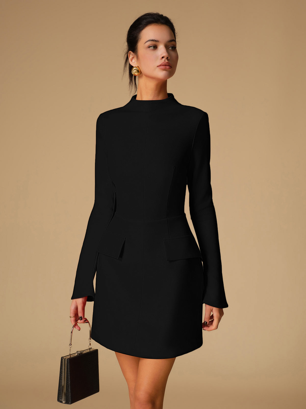 WW | Minimalist Simple Cut-out Back Dress