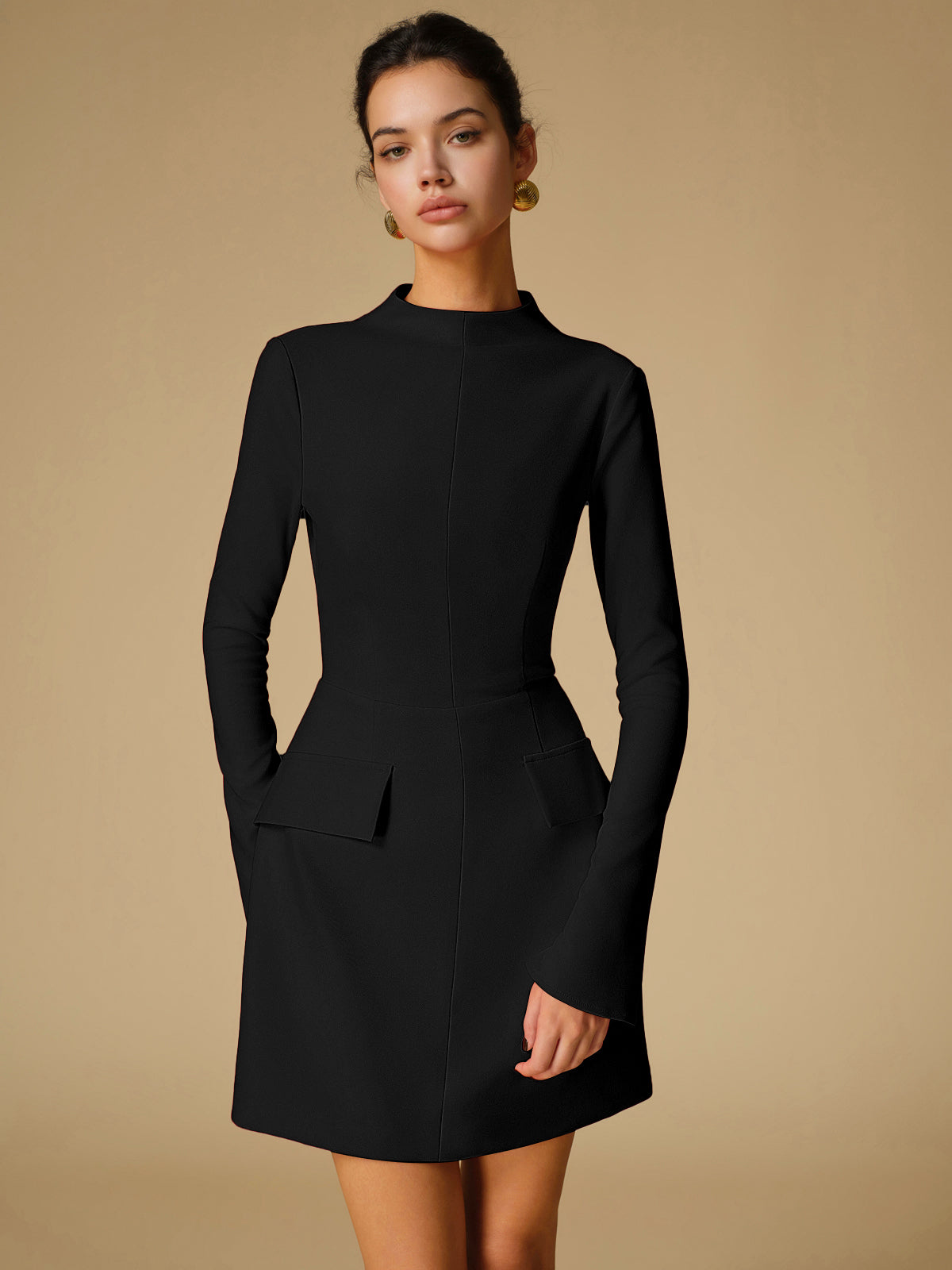 WW | Minimalist Simple Cut-out Back Dress
