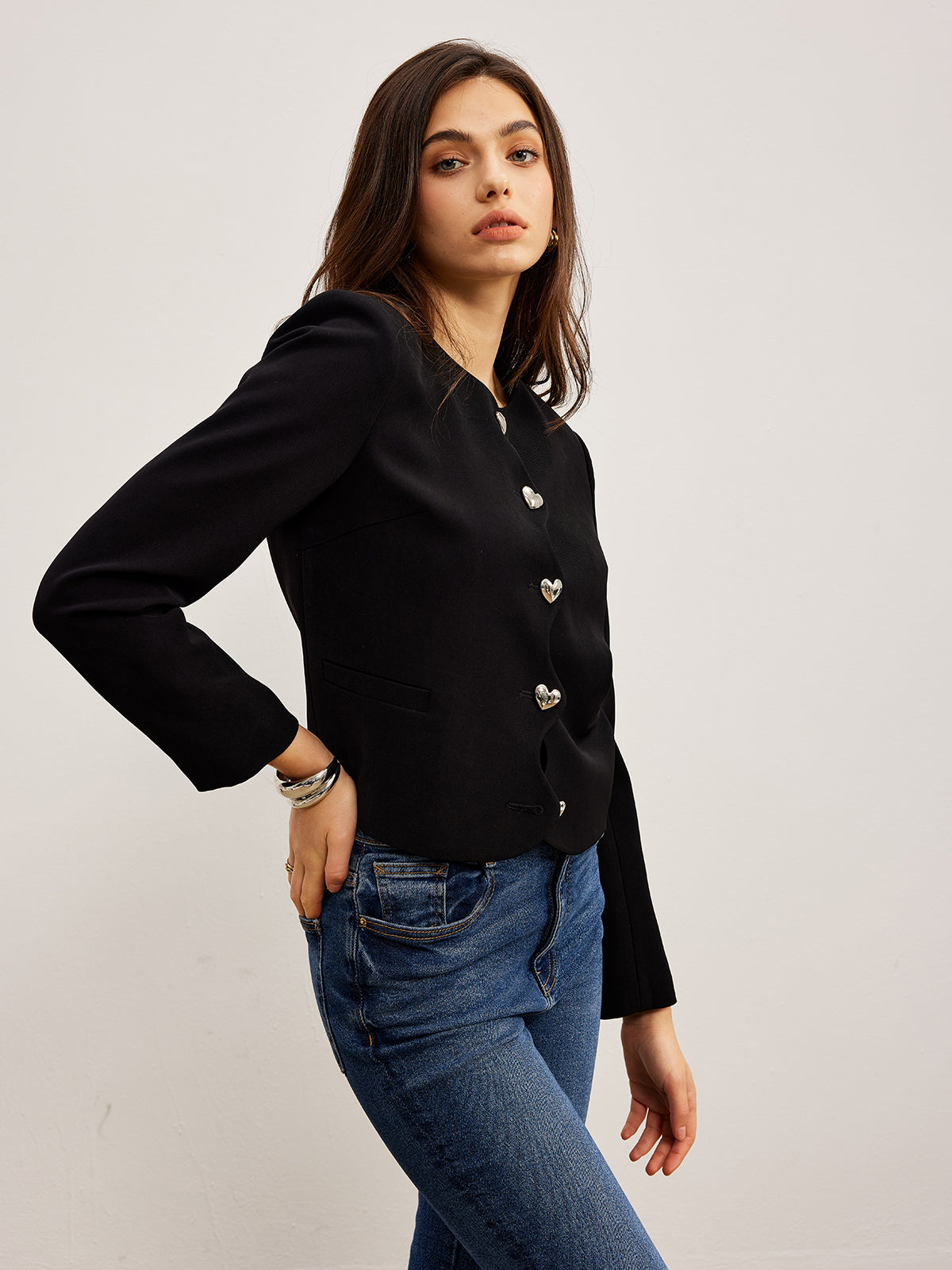 WW | Button Regular Fit Jacke