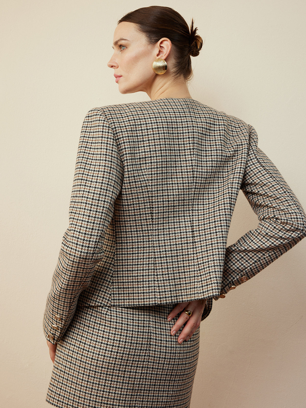 WW | Knopf Kurze Jacke