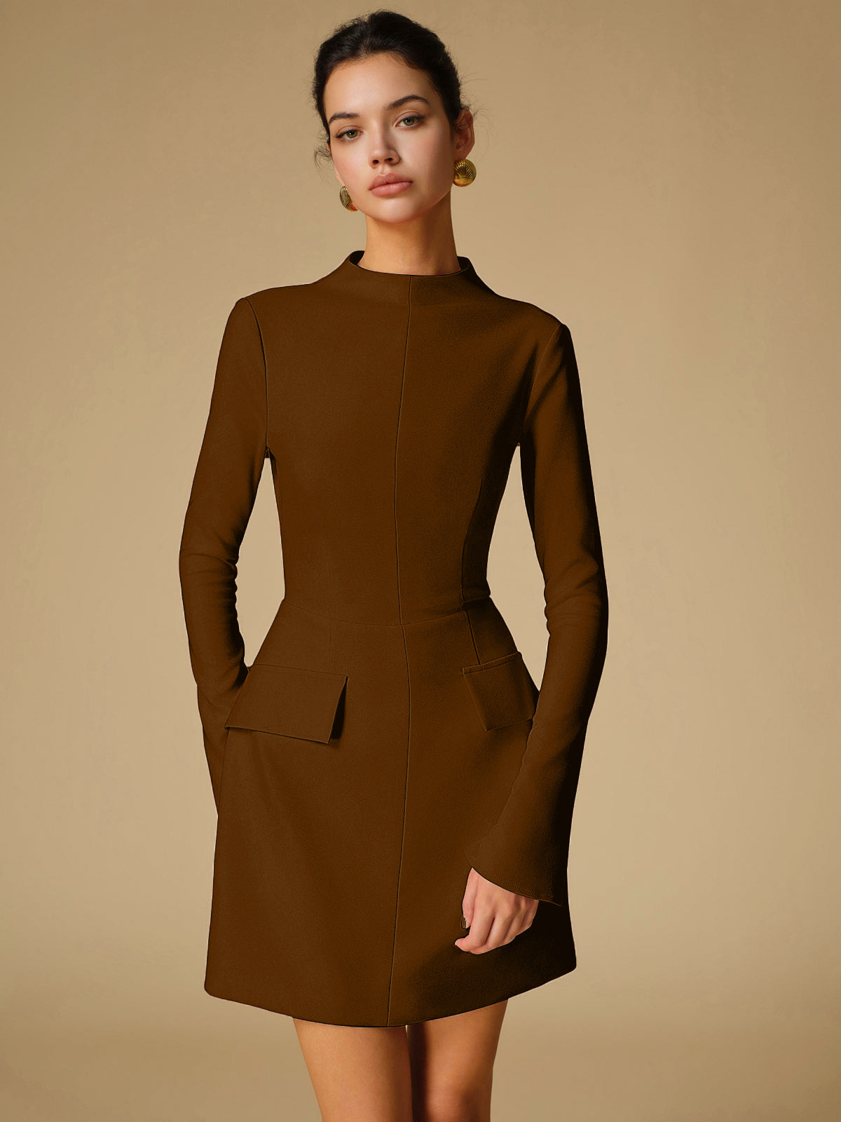 WW | Minimalist Simple Cut-out Back Dress