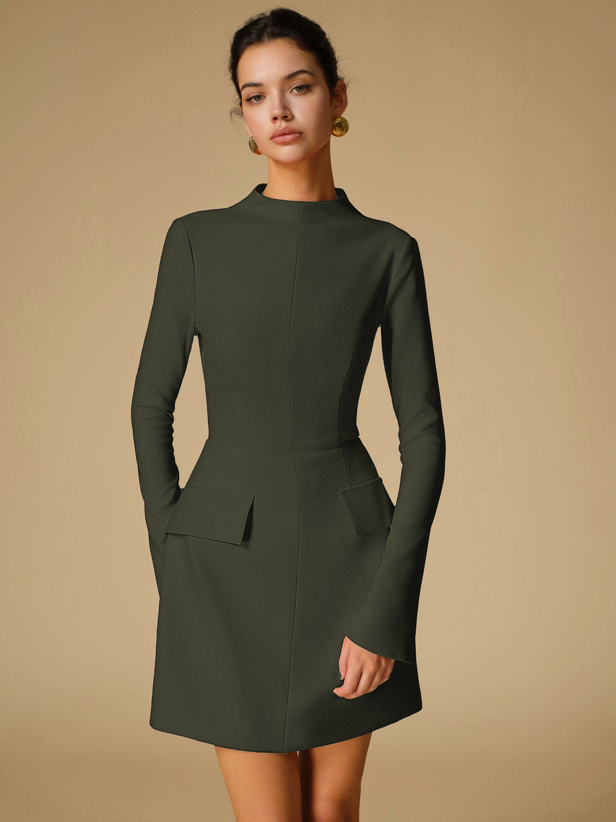WW | Minimalist Simple Cut-out Back Dress