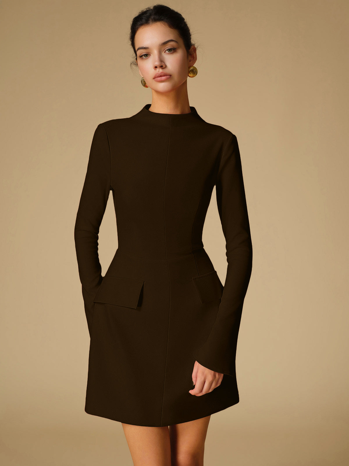 WW | Minimalist Simple Cut-out Back Dress
