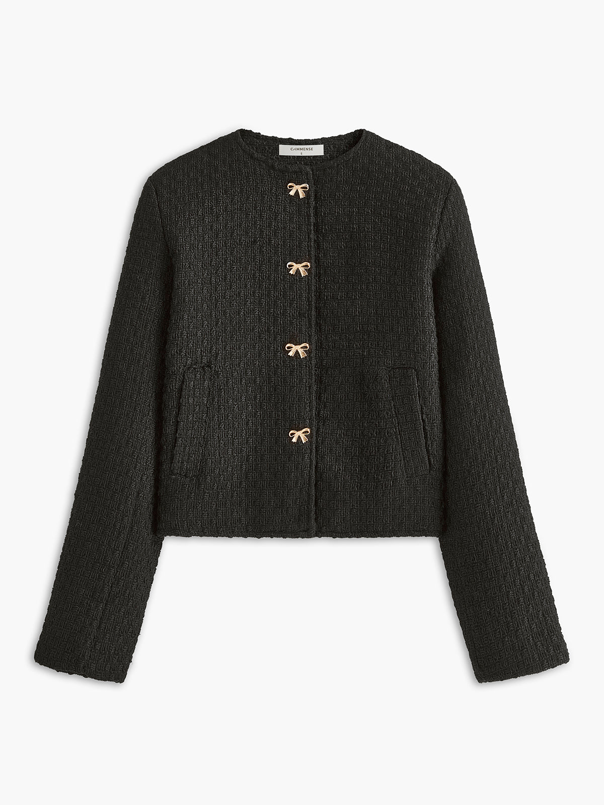 WW | Schleifen-Tweed-Jacke