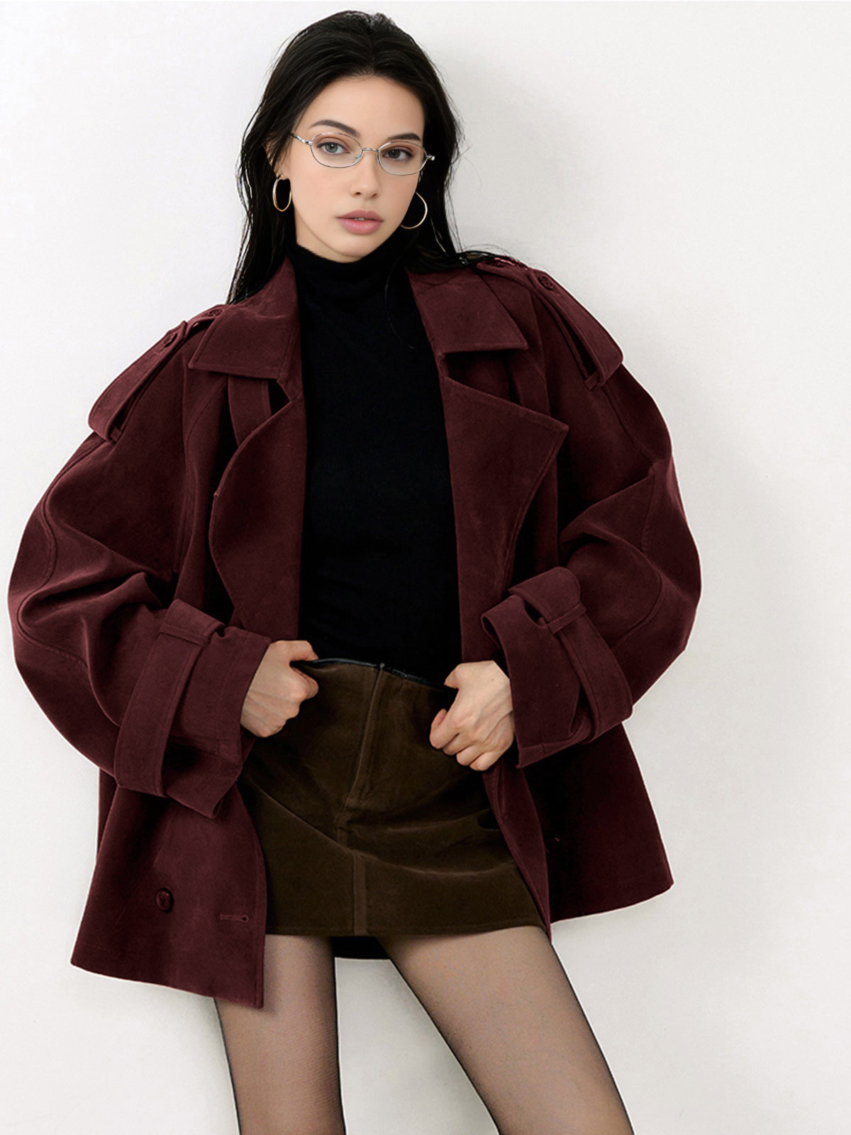 WW | Lockere Wildlederjacke