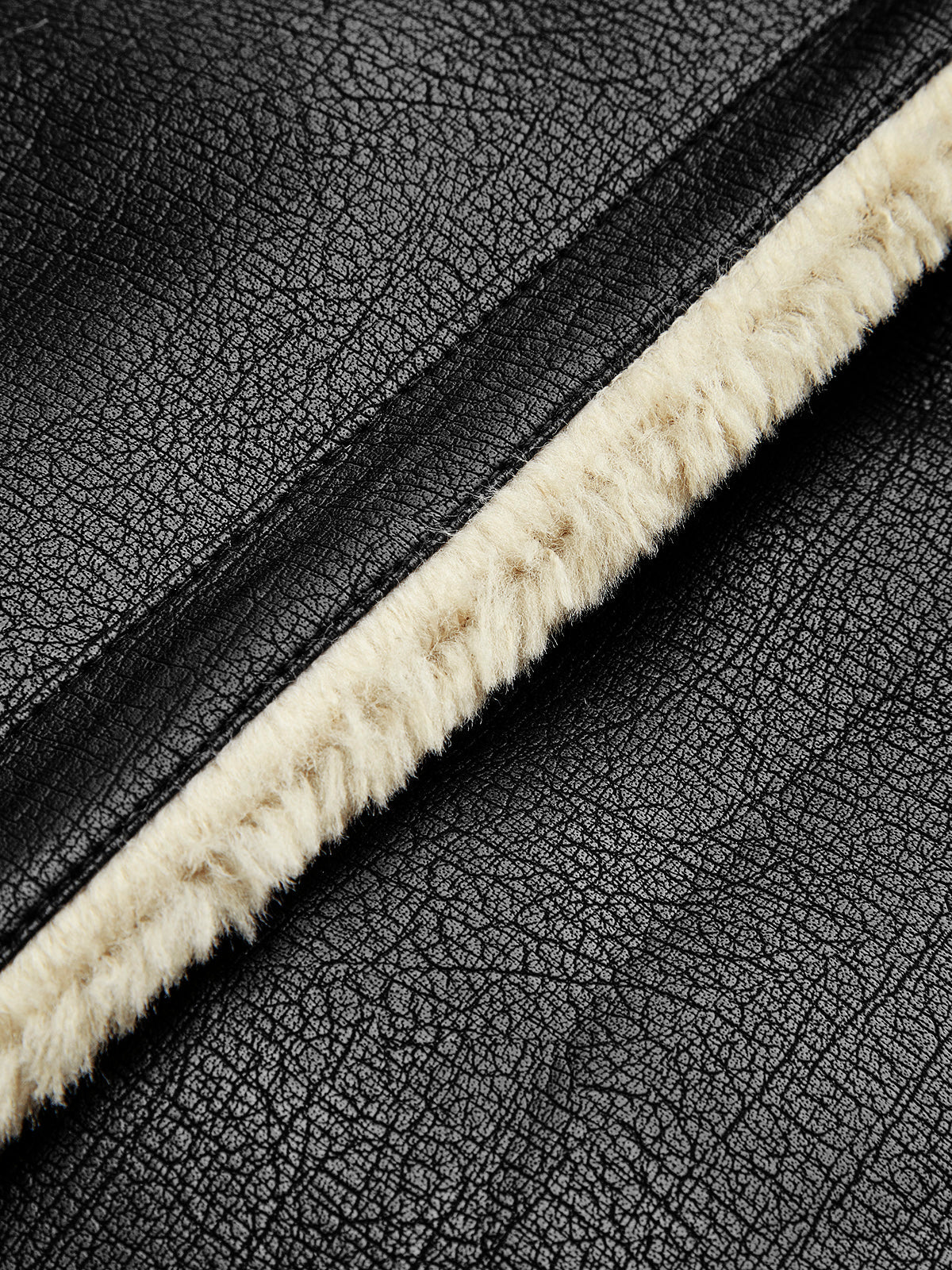 WW | Blessed Sherpa-Lined Sheepskin Aviator Jacket