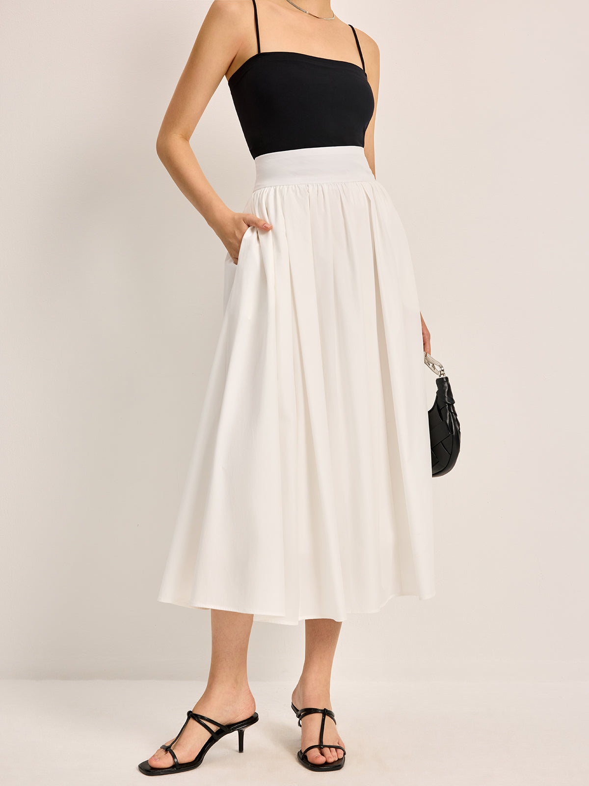 WW | Elegant A-Line Pleated Skirt