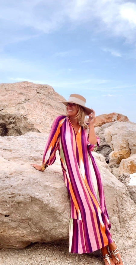 LUNARA™ | Pink Mykonos Dress