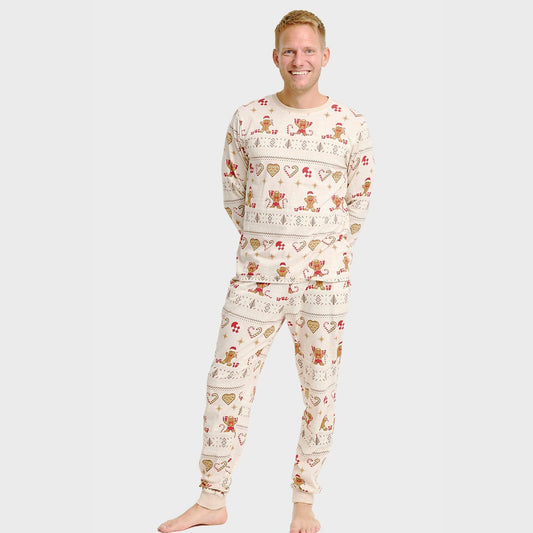 WW | Christmas Cookie Weihnachts-Pyjama beige - Herren