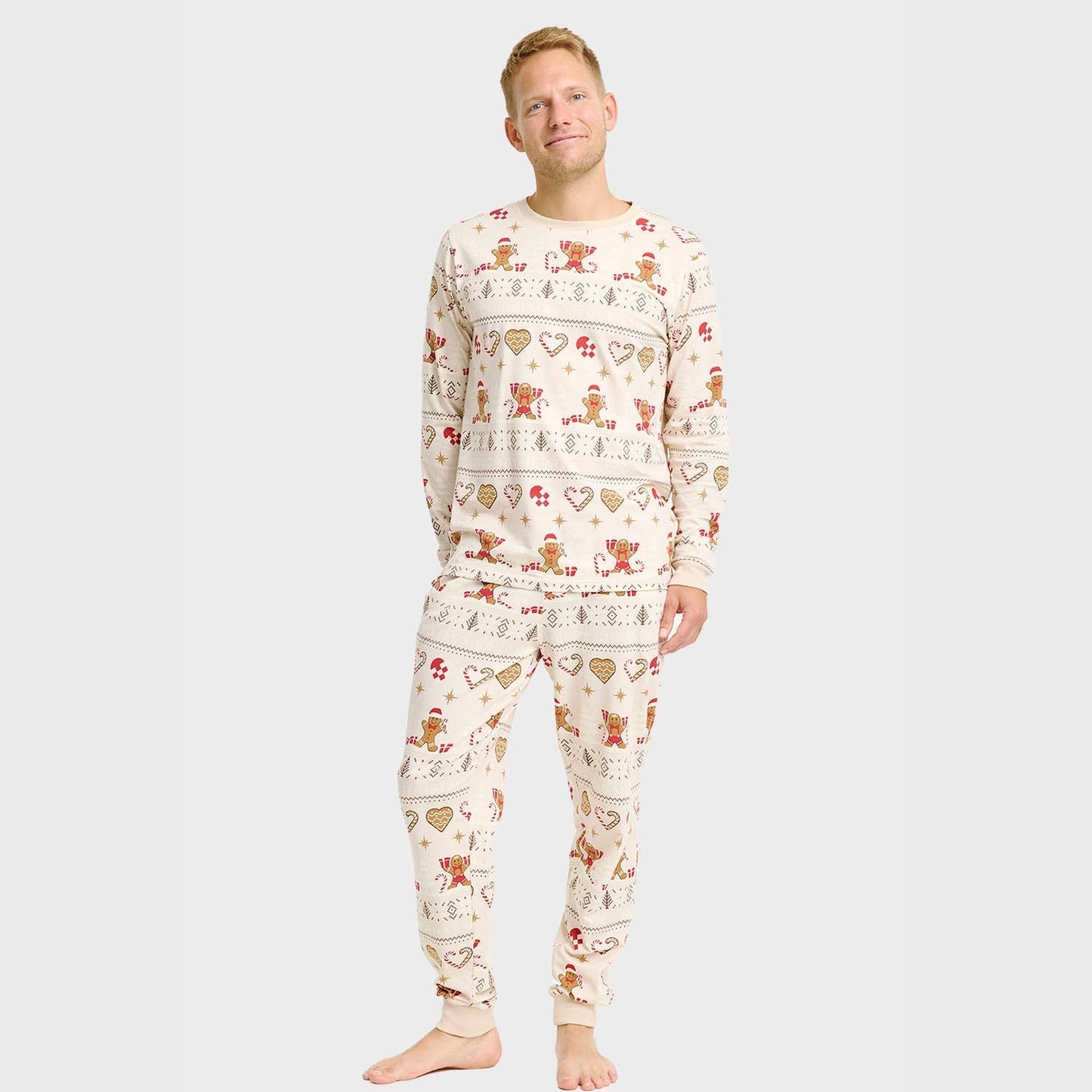 WW | Christmas Cookie Weihnachts-Pyjama beige - Herren