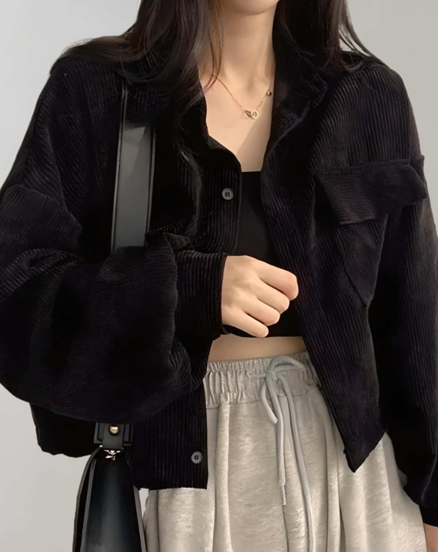 WW | Women's Oversized Jacket with Chest Pockets