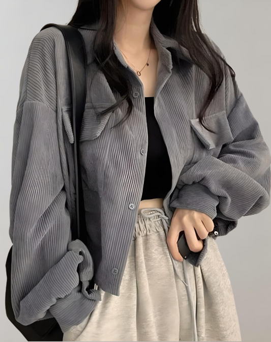 WW | Große Jacke mit Brusttaschen für Damen