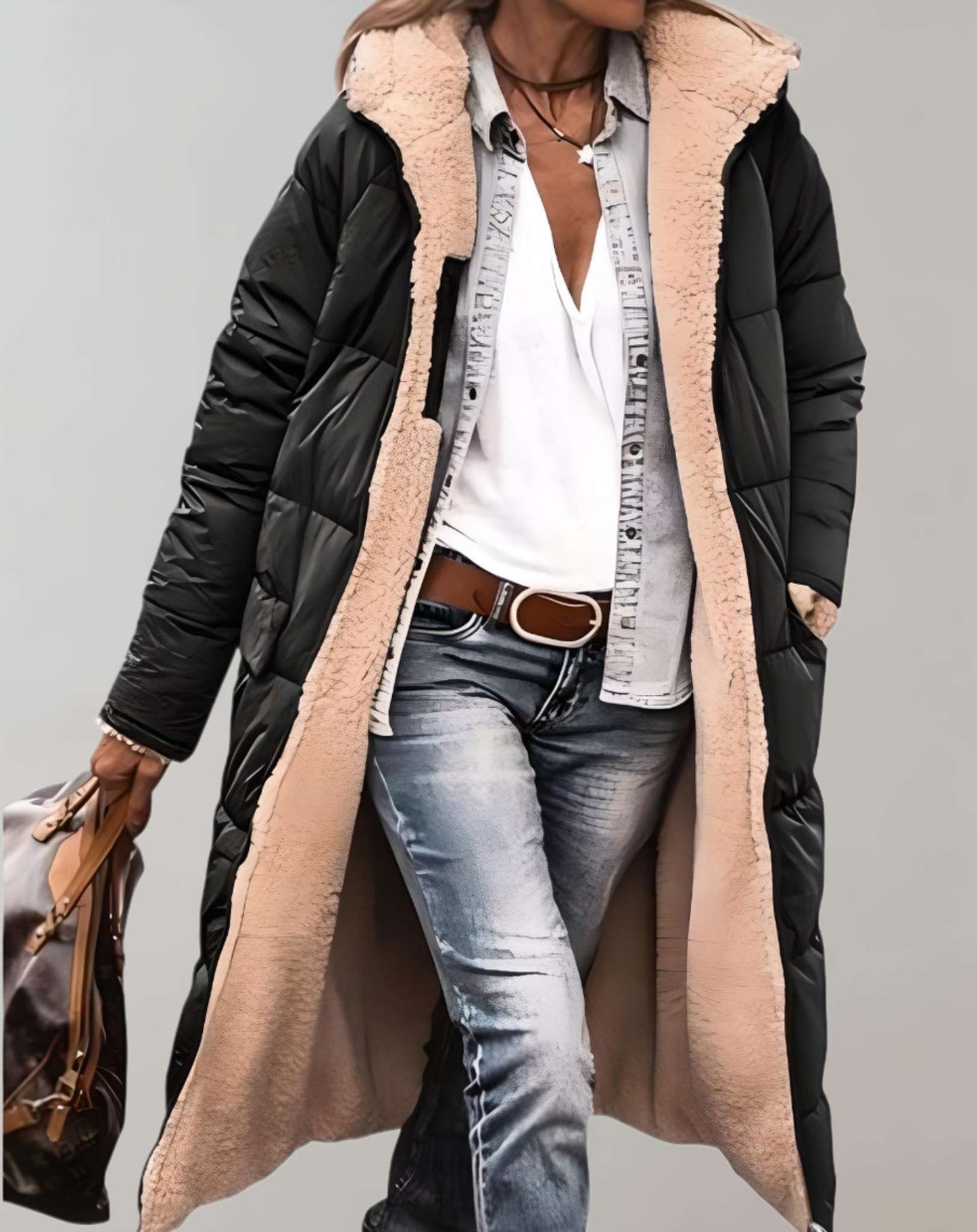 WW | Women's Long Winter Trench Coat
