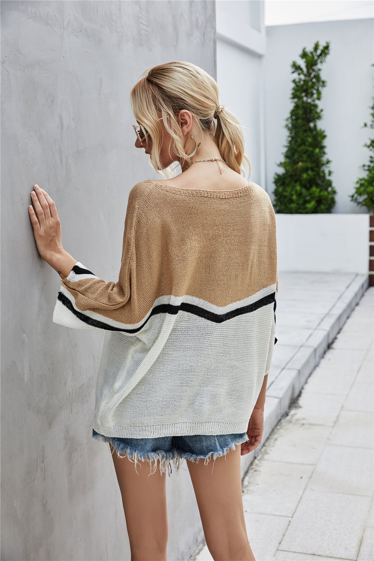 WW Knit Plus Size Batwing Knit Sweater