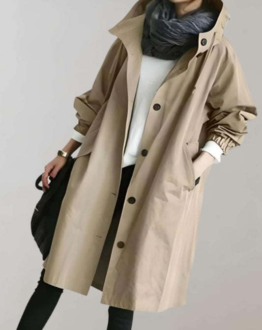 WW | Stilvoller Trenchcoat Wasserdicht für Damen