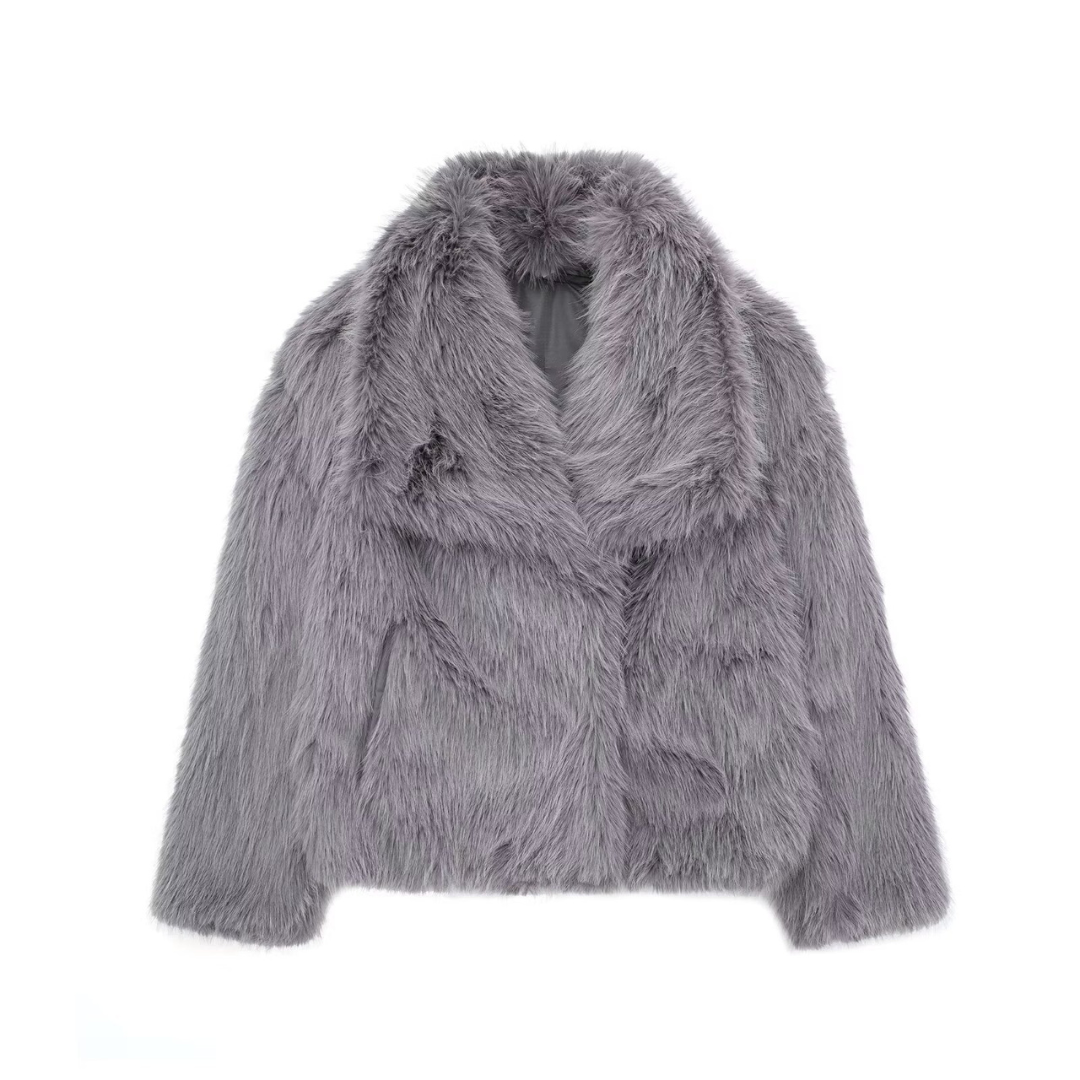 WW | Elegant faux fur jacket