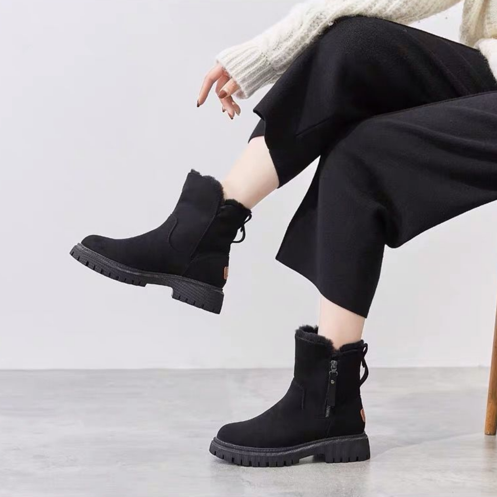 WW | Women's Cotton Boots with Zipper