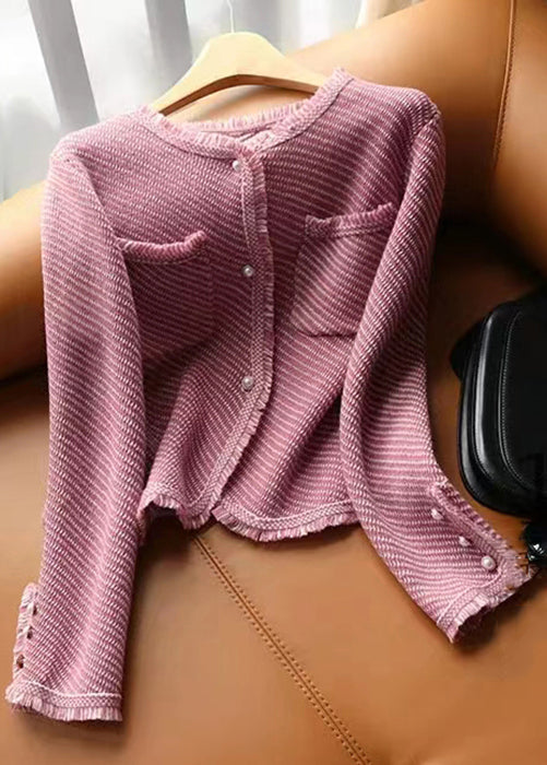WW | Green Scoop Neck Button Patchwork Cotton Coats