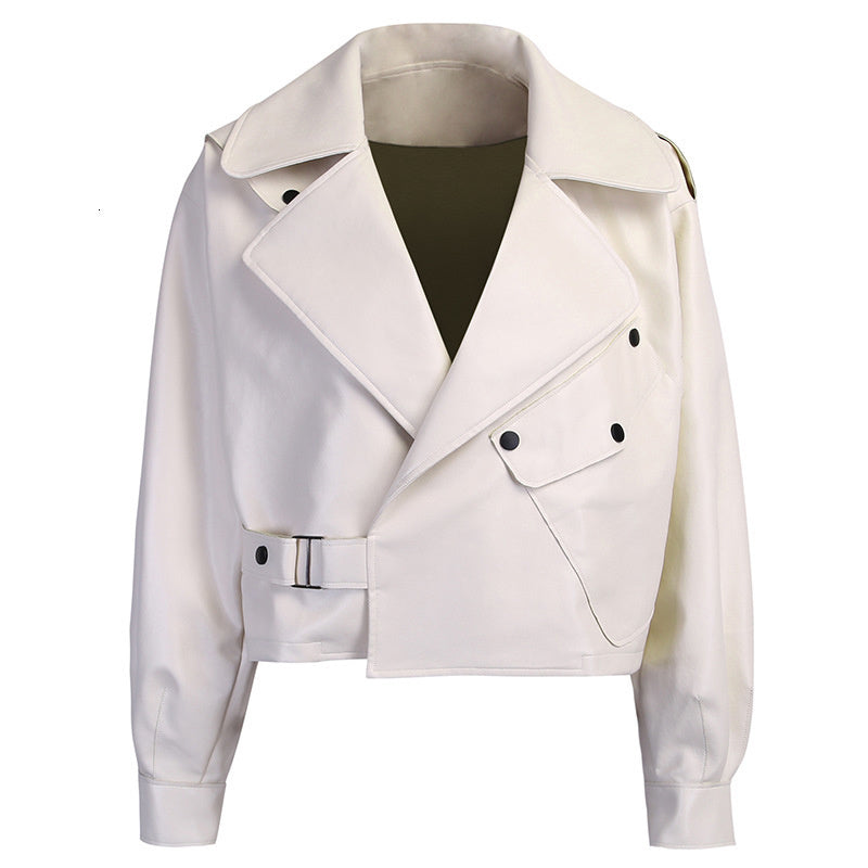 WW | Short Women's Jacket A casual leather jacket for women