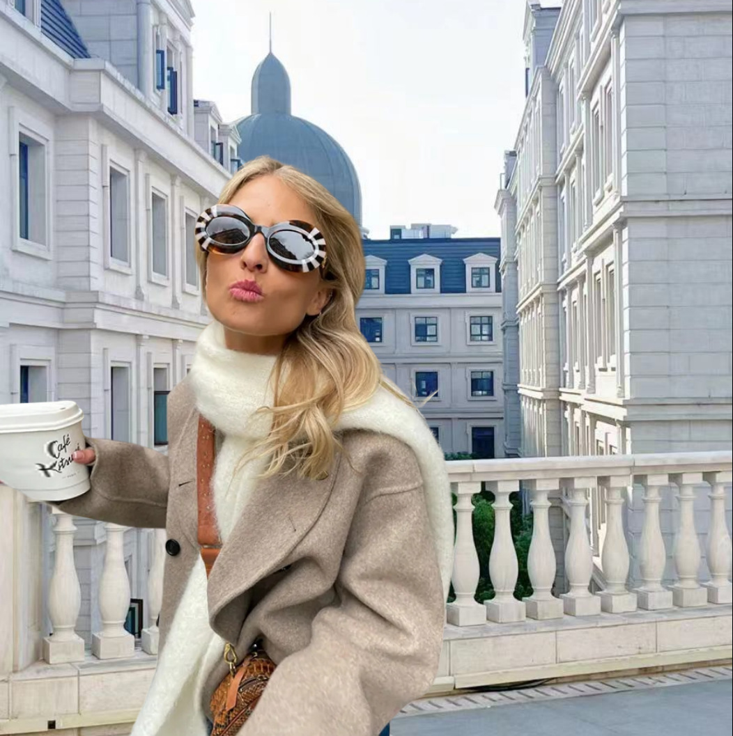 WW | Trendige Oversize-Jacke mit Knopfverschluss