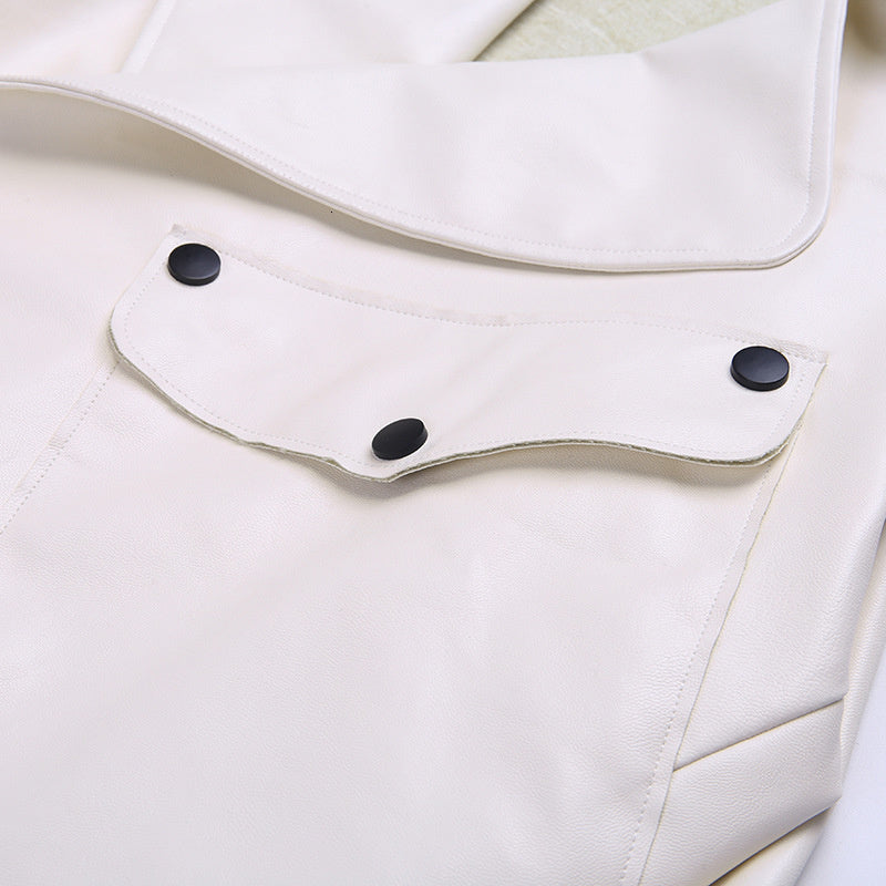 WW | Short Women's Jacket A casual leather jacket for women