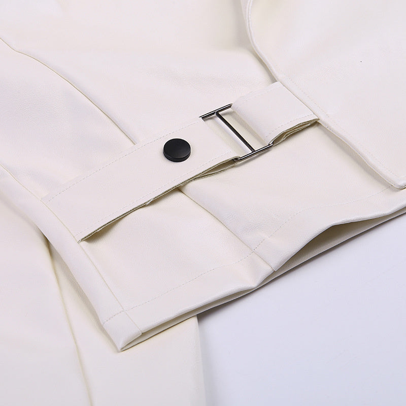 WW | Short Women's Jacket A casual leather jacket for women